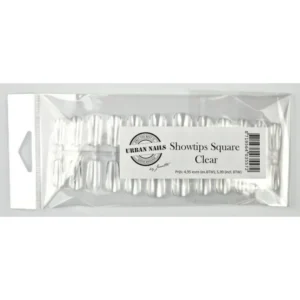 Press- On / Show tips Square Clear tips 72 stuks
