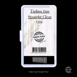 Tip Box Tips Straight Clear 120 pcs