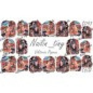 Nail-art Wrap T 93 LET OP VOOR DE KORTE NAGEL.