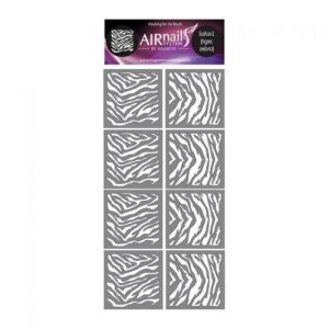 Aribrush Sjabloon 289734 Safari 1 tijger, zebra