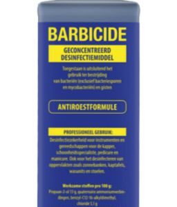 Barbicide desinfectie concentraat, 473 ml . In 5 minuten gedesinfecteerd!