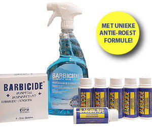Barbicide Bullets 6 stuks à 60 ml + Sprayflacon