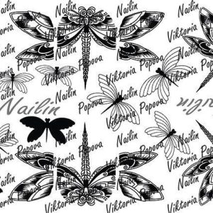 Nail-art Wrap 220. Super leuk om met pro&go gel desgin 3D te maken!