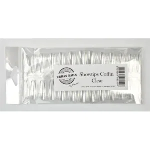 Press- On Coffin Clear tips 72 stuks