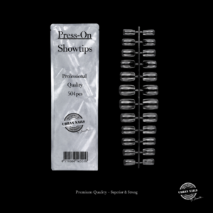 Press- on/ Show tips Squoval Clear tips 504 stuks