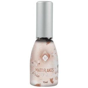 Magnetic Matte Flakes Top Gel Rose Gold 104024 TPO Free