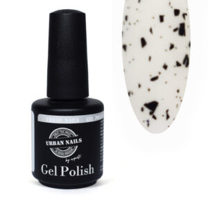 Urban Nails Gelpolish Clear met zwarte flakes TPO Free 15 ml