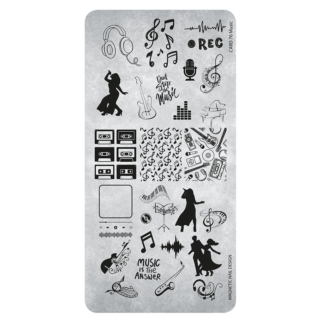 Magnetic Stamping plate 76 Music 118679