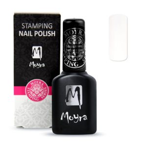 Moyra Stamping Smart Polish lak 02 Wit Droogt langzamer
