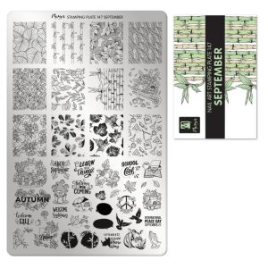 Moyra stamping plate September plate 147