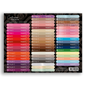 Magnetic Gelpolish Complete set van 55 kleuren + colorpop stickers