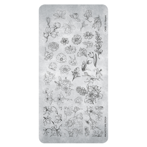 Magnetic Stamping plate Flowers 118674
