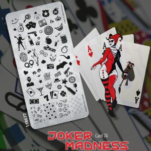 Magnetic Stamping plate Joker Madness 118677