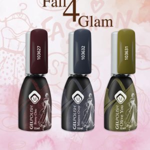 Magnetic Gelpolish 3 kleuren set Fall For Glam Berry Chic-Olive You-Mauve Over.