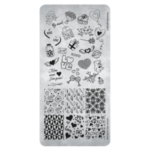 Magnetic Stamping plate 80 Valentines 118683