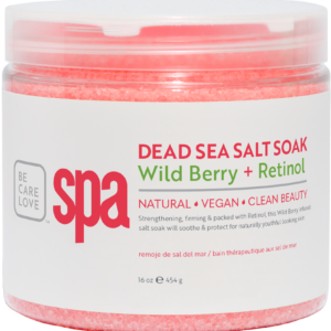 BCL SPA Dead Sea Salt Soak - Wild Berry 473 ml. Stap 1