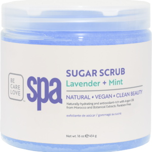 BCL SPA Sugar Scrub - Lavender + Mint 454 gr. Stap 2