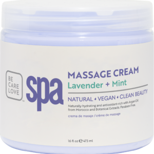 BCL SPA Massage Cream - Lavender + Mint 473 ml. Stap 4