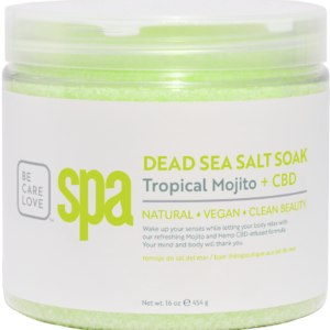 BCL SPA Dead Sea Salt Soak -Tropical Mojito + CBD 473 ml. Stap 1