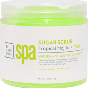 BCL SPA Sugar Scrub - Tropical Mojito + CBD 454 gr. Stap 2