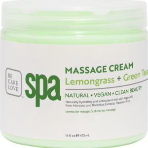 BCL SPA Massage Cream - Lemongrass + Green Tea 473 ml. Stap 4