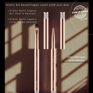 Spaaractie week 2 | 12-18 januari Gel oval 6 penseel en Liner Large penseel.