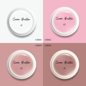4 kleuren Urban Cream Builder Gels  CRB 01 t/m 04 30g