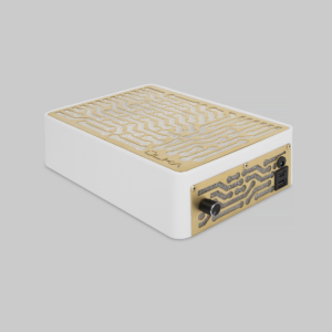 ÜLKA NANO Opbouw stofafzuiging White met gouden rooster