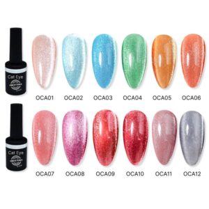 Urban Cat Eye gelpolish Opal 12 kleuren OCA01 t/m OCA 12 + Gratis magneet
