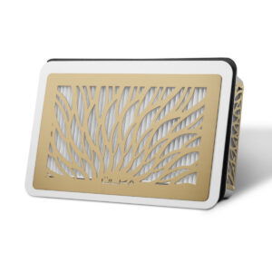 ÜLKA TORNADO Inbouw Stofafzuiging White met gouden rooster.