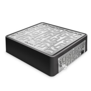 ÜLKA AERO Opbouw Stofafzuiging Black met zilver rooster