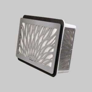 ÜLKA TORNADO Inbouw Stofafzuiging White met Zilver rooster