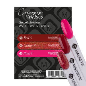 Magnetic Gelpolish 3 kleuren set + GRATIS Colorpop stickervel Serie 4 240005