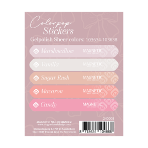 Magnetic Colorpop stickervel Sheer Gelpolish 240008