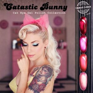 Urban Nails Catastic Bunny Cat Eye Gel kit 4 x 10 ml