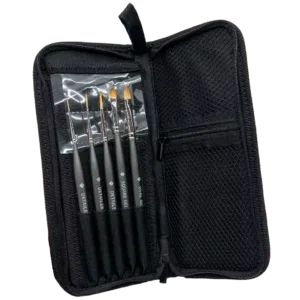 Magnetic Brush Set met penselen map