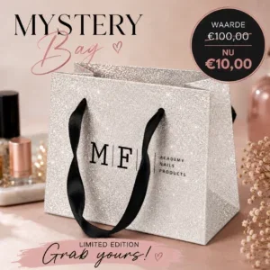 MF Mystery Bag – Nagelproducten t.w.v. €100 voor €10 Alles is op - de Mystery bag is uitverkocht!