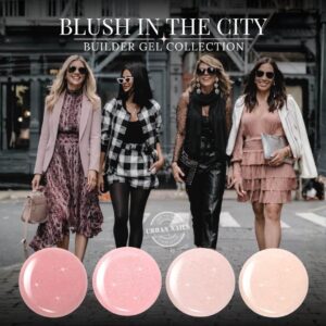 Urban Nails Blush in the city Set BiaB Builder gel  4x8 gr