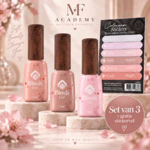 Magnetic Blush gel 3 kleuren Set Tenderly-Misty-Softly + Gratis stickervel