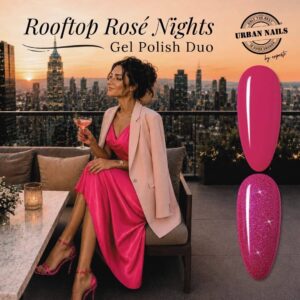 Urban Nails Gel Polish Duo Rooftop Rosé Nights 2x 8gr