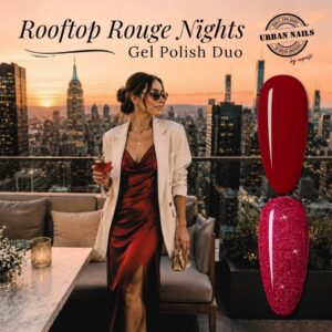 Urban Nails Gel Polish Duo Rooftop Rouge Nights 2x 8gr
